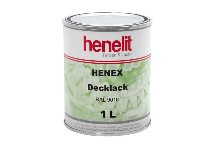 HENEX Decklack RAL 9010 1 l